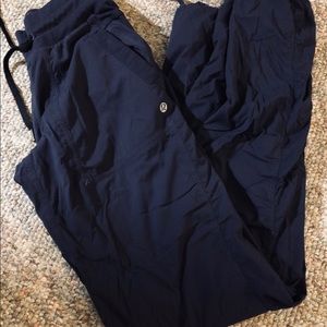 Lululemon unlined studio pants, sz 4, black